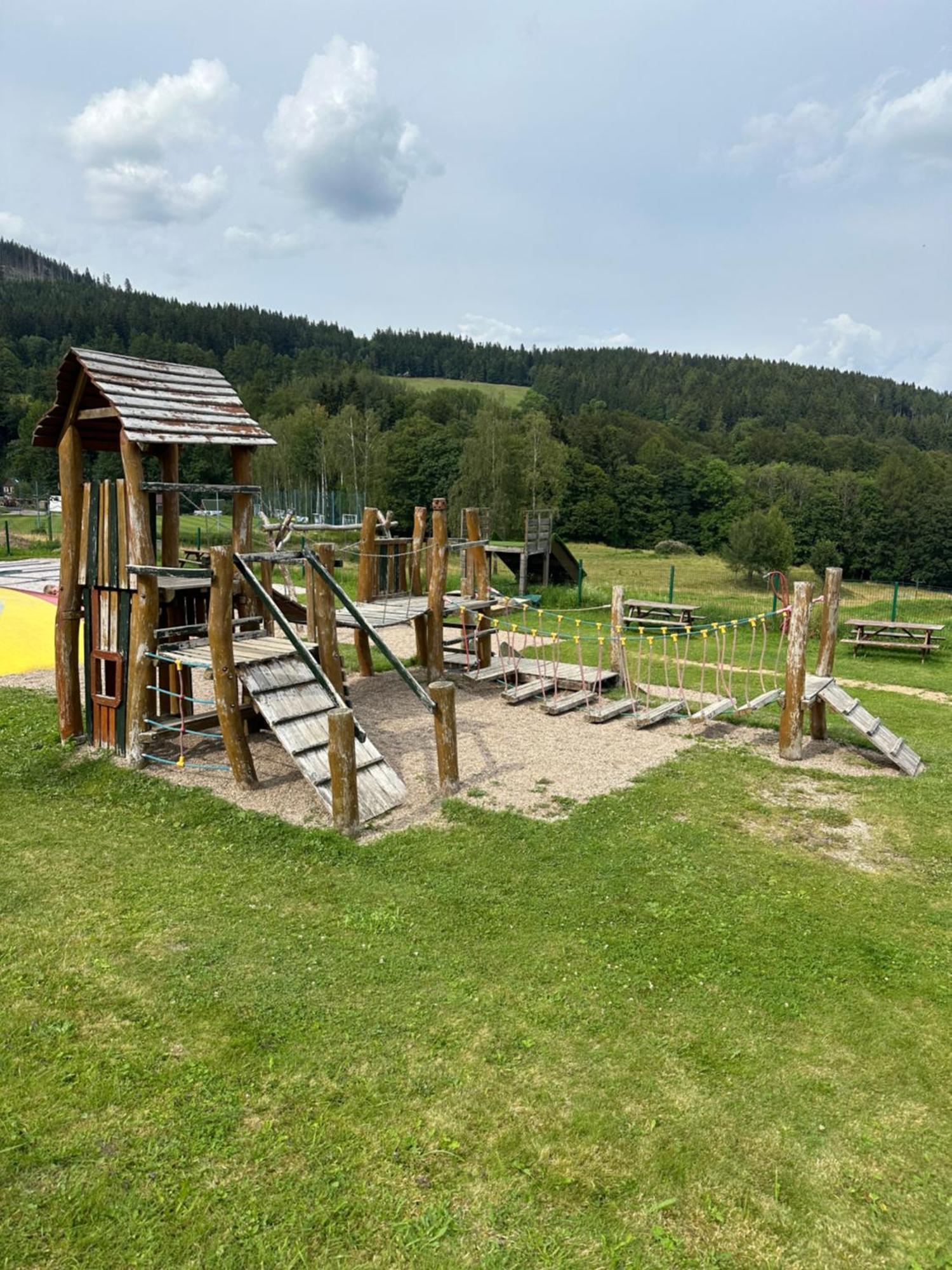 Apartman Janske Lazne Exterior foto